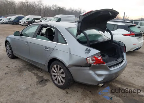 2009 Audi A4 3.2 Premium Plus from USA, damaged, VIN WAULK78K09N038606